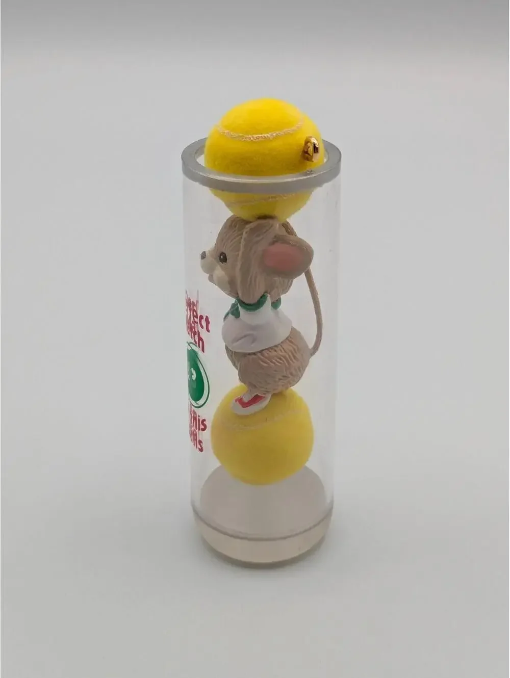 Hallmark Keepsake Perfect Match 1993, Mouse in Tennis Ball Container Ornament